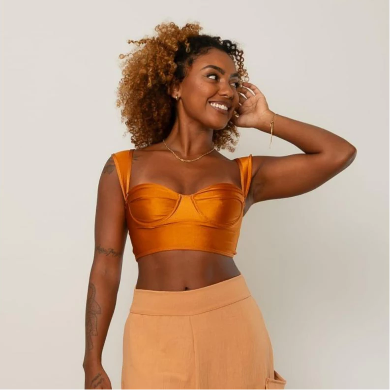 Cropped Feminino Curtinho