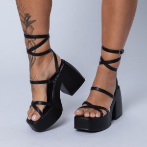 Sandália Feminina Salto Elegant Amarração