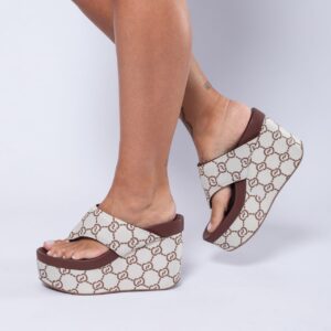 Plataforma Feminina Estampada