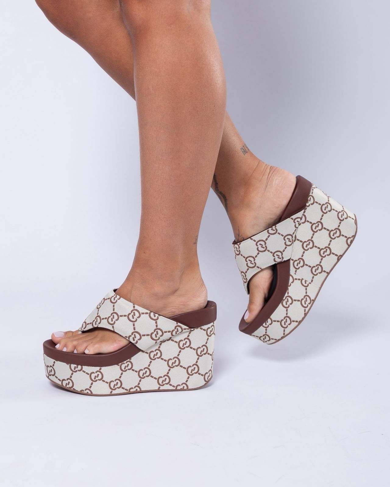 Plataforma Feminina Estampada
