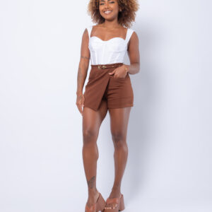 Body Feminino Acetinado Alça Grossa Tendência