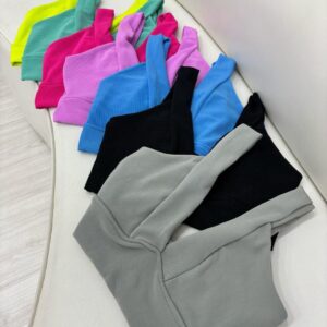 Cropped Canelado Decotado