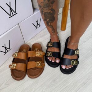 papete feminina duas tiras