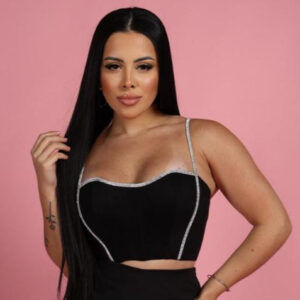 Cropped Alça Com Brilho Elegant