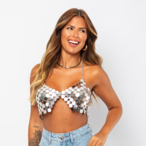 Cropped Carnaval Espelhado