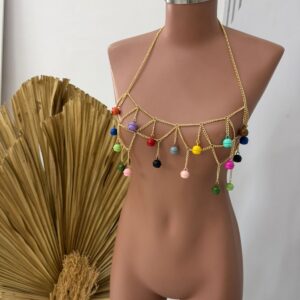 Cropped Carnaval Bolinhas